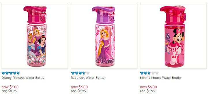 disney store water bottles