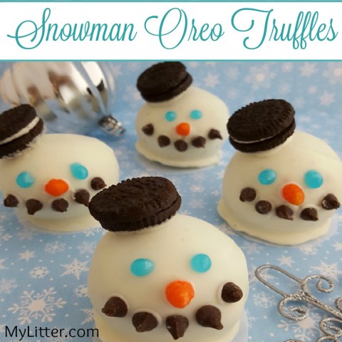 Snowman Oreo Truffles