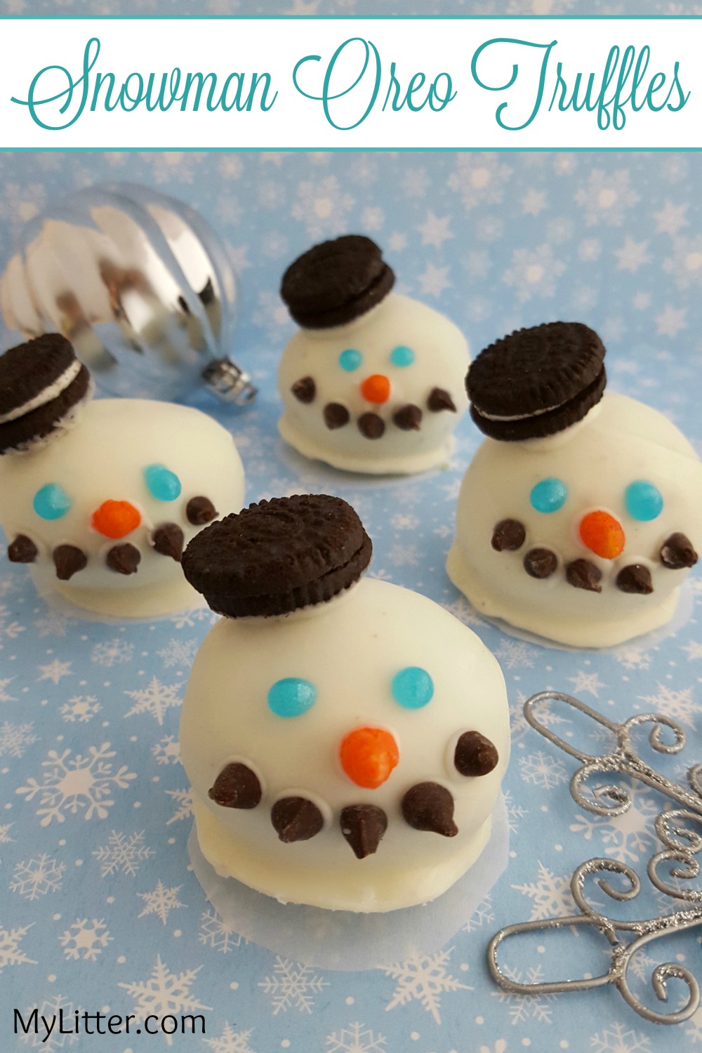 Snowman Oreo Truffles