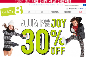 crazy 8 free shipping