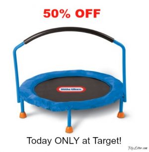 little tikes 3 ft trampoline target