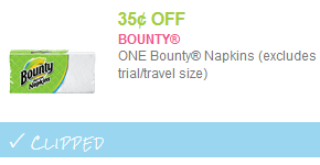 bounty napkin coupon