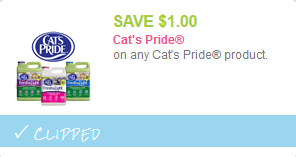 cats pride litter coupon