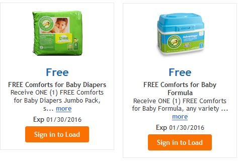 free baby product coupons kroger