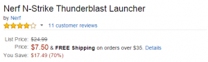 thunderblast price