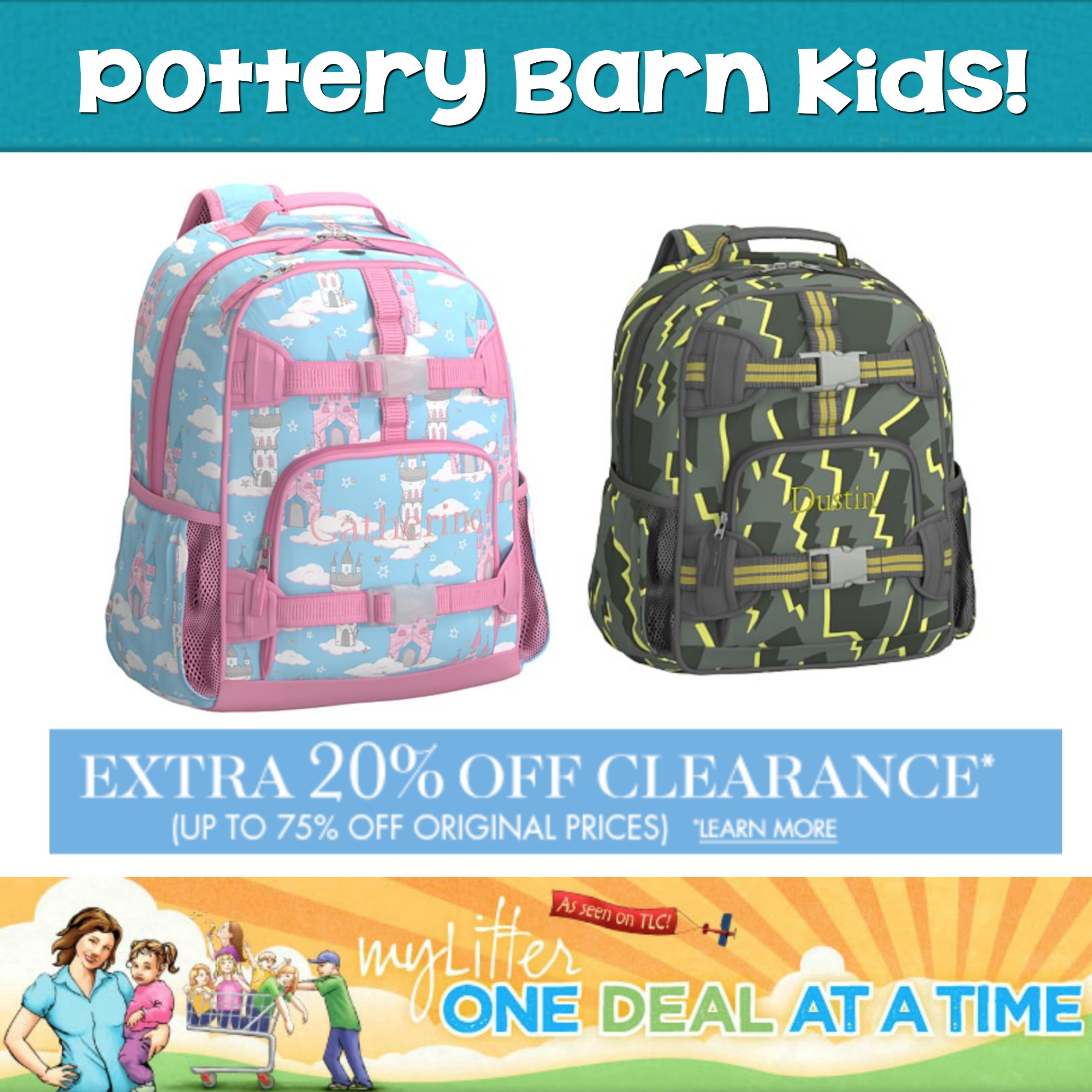 pottery barn clearance backpacks