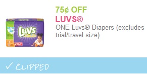 luvs diaper coupon