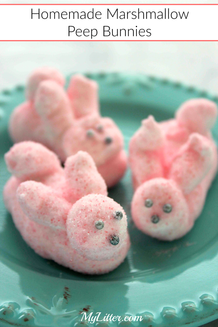 Homemade Marshmallow Peep Bunnies