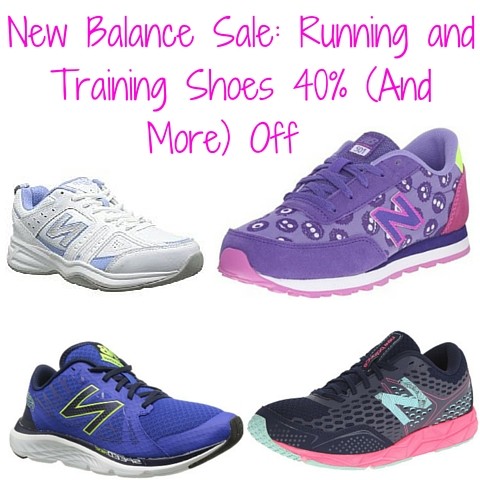 New Balance Sale- Running and Training Shoes 40% + Off