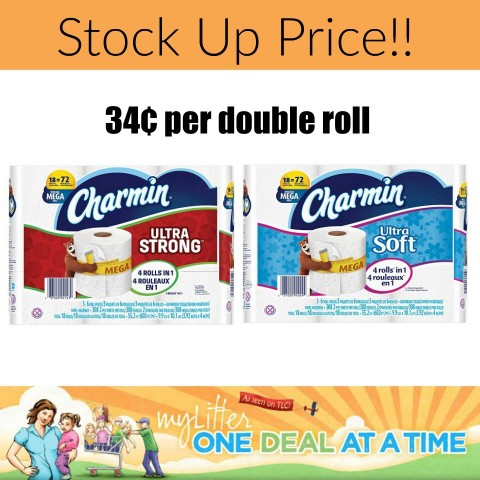 stock up price on charmin at target