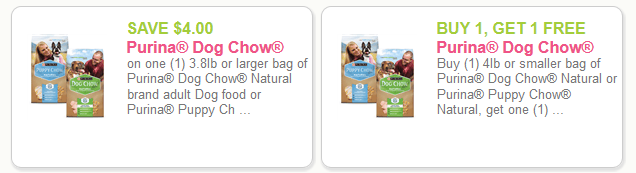 Purina natural dog food coupons