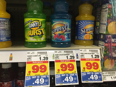 Sunny D Bottles