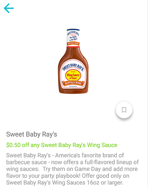 Sweet baby rays checkout51 offer