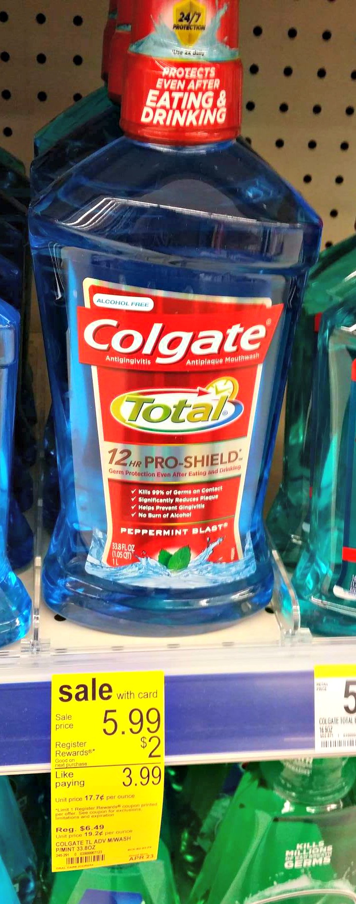 Colgate Total MouthWash 33.8oz 1.99! MyLitter One Deal At A Time