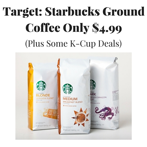 Target- Starbucks Ground Coffee Only $4.99