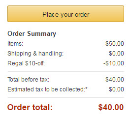 regal card check out