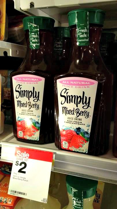 simply juice target