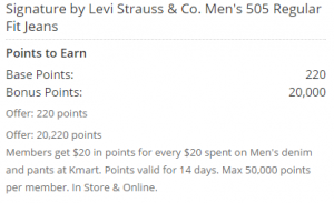 kmartmensjeanspoints