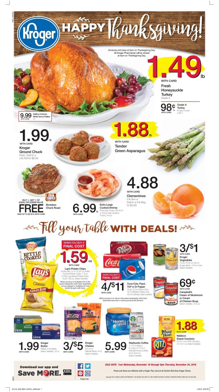 New Kroger Ad Scan for 11/16 - MyLitter - One Deal At A Time