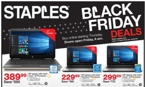 Staples Black Friday