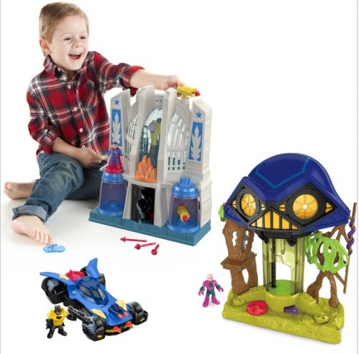 Imaginext DC Super Friends Hall of Justice Gift Set $59.99 Shipped ...