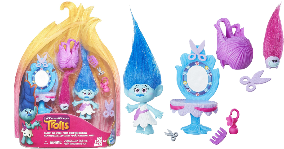 Amazon: DreamWorks Trolls Maddy's Hair Studio Story Pack $4.43 (Regular ...