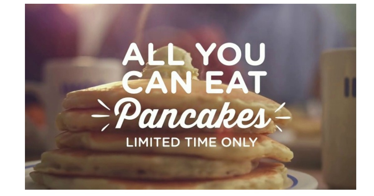 Confirmed Nationwide: IHOP All You Can Eat Pancakes for $3 