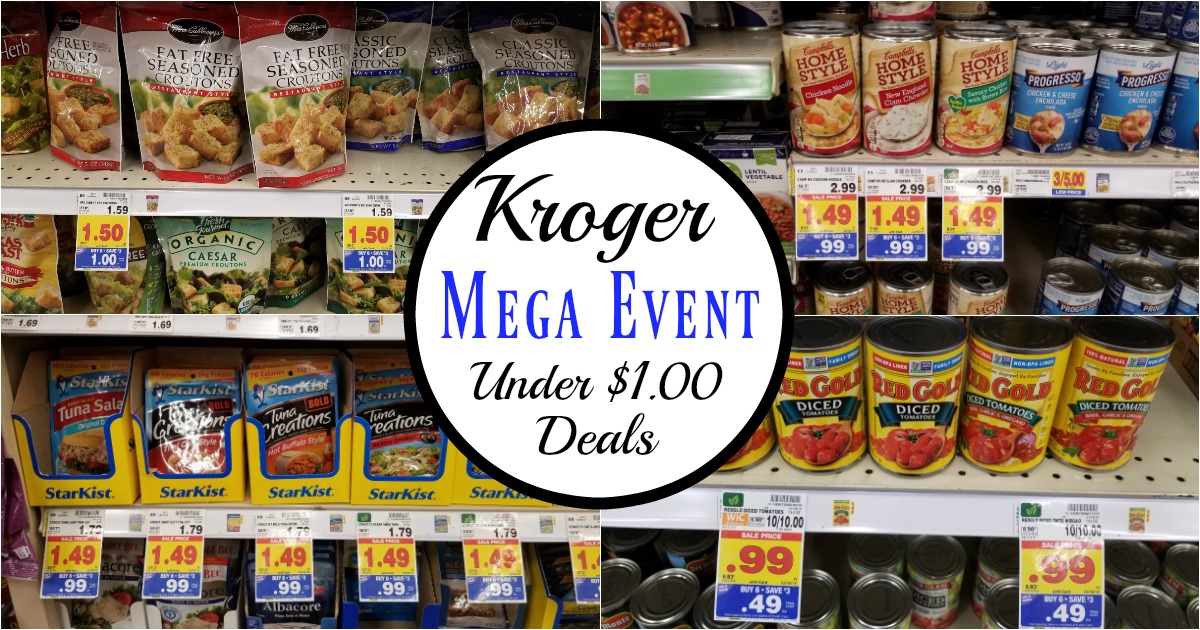 Kroger Mega Event Under $1 Deals (1/24-2/6) - MyLitter ...