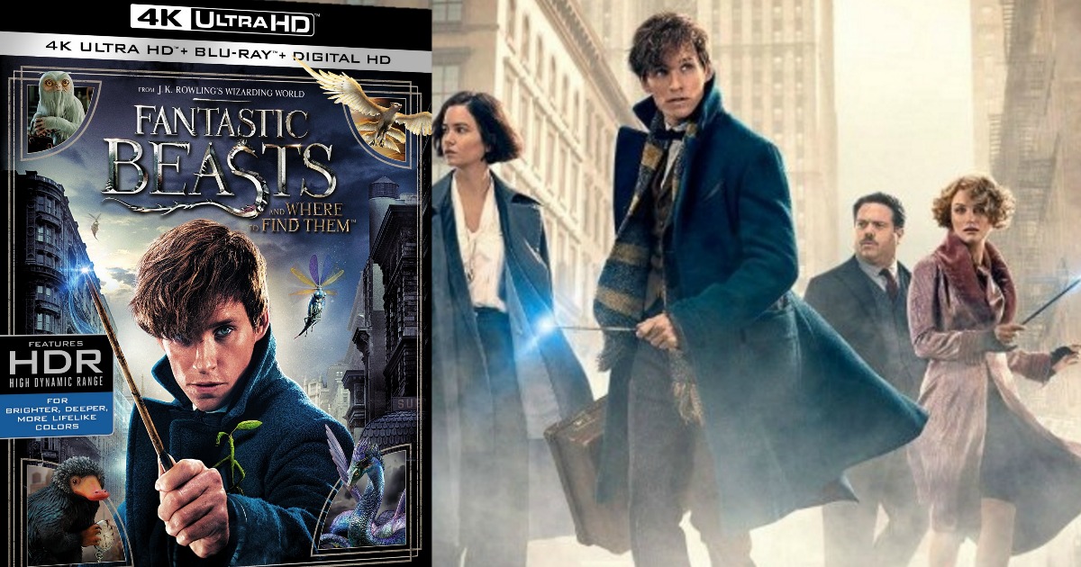 'Fantastic Beasts and Where to Find Them' 4K + Blu-Ray + Digital $10