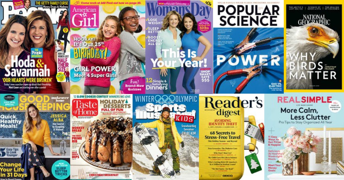 DiscountMags: Top 100 Magazines Sale - From Only $4.95