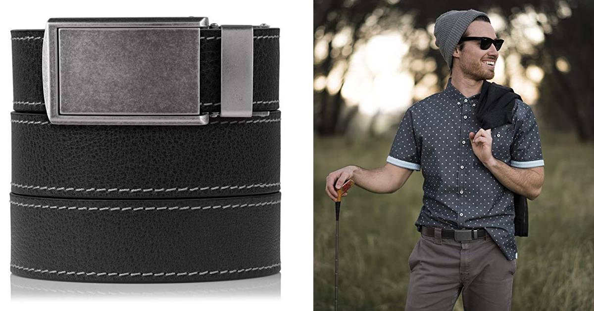 Amazon Full Grain Leather Ratchet Belt 59.95 (Regular Price 120