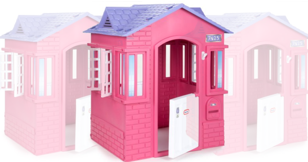 little tikes pink playhouse