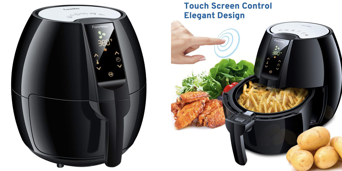 Amazon: FrenchMay Touch Control Air Fryer, 3.7Qt $59.95 ...