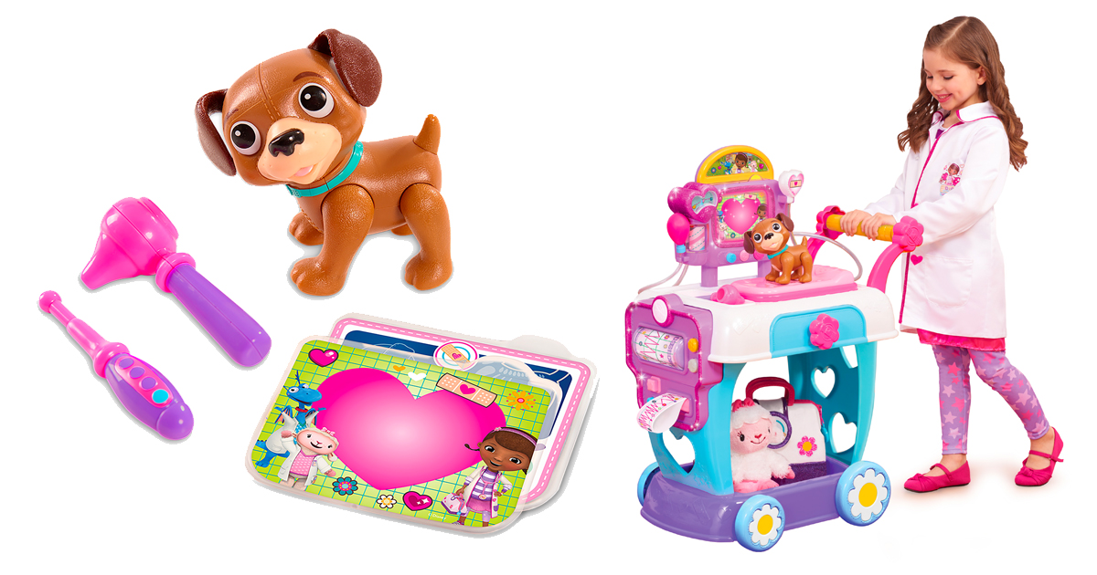 doc mcstuffins toy hospital cart