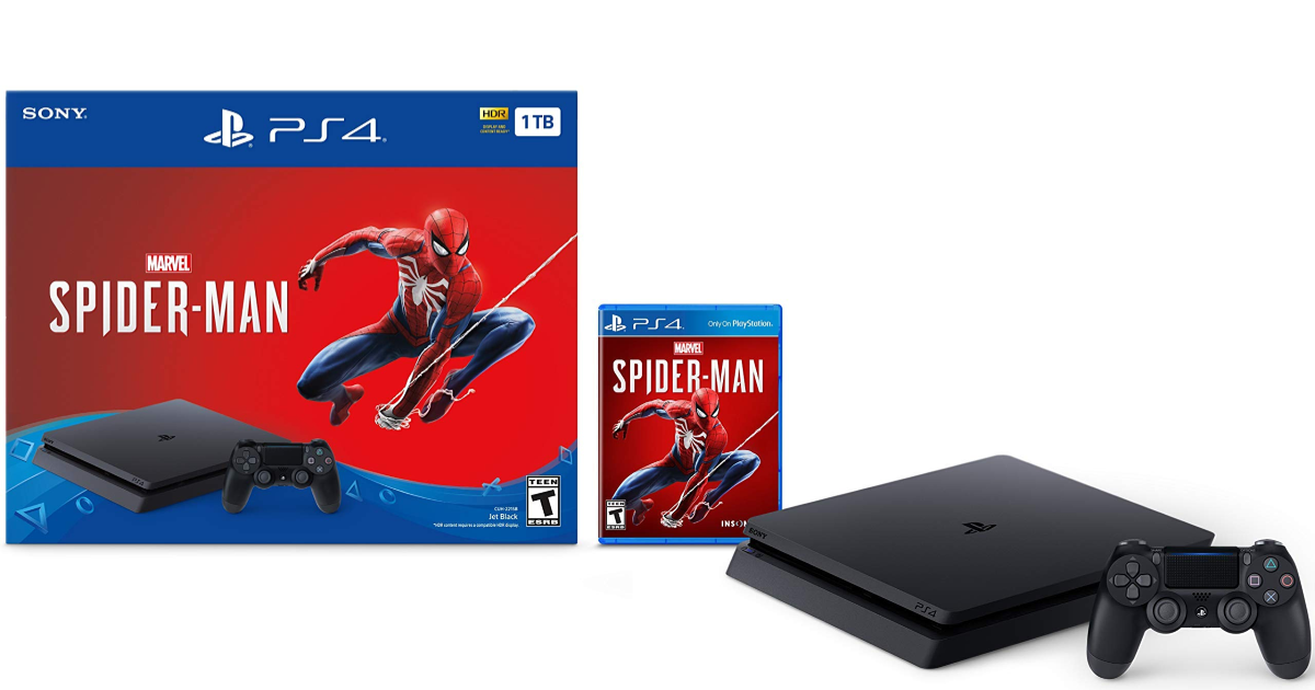 Black Friday NOW: Sony PlayStation 4 Slim 1TB Spiderman Bundle - MyLitter - One Deal At A Time