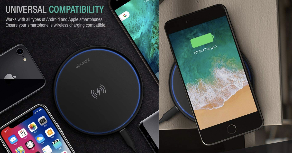 Amazon Wireless Charger Compatible iPhone and Samsung 13.99 (Regular