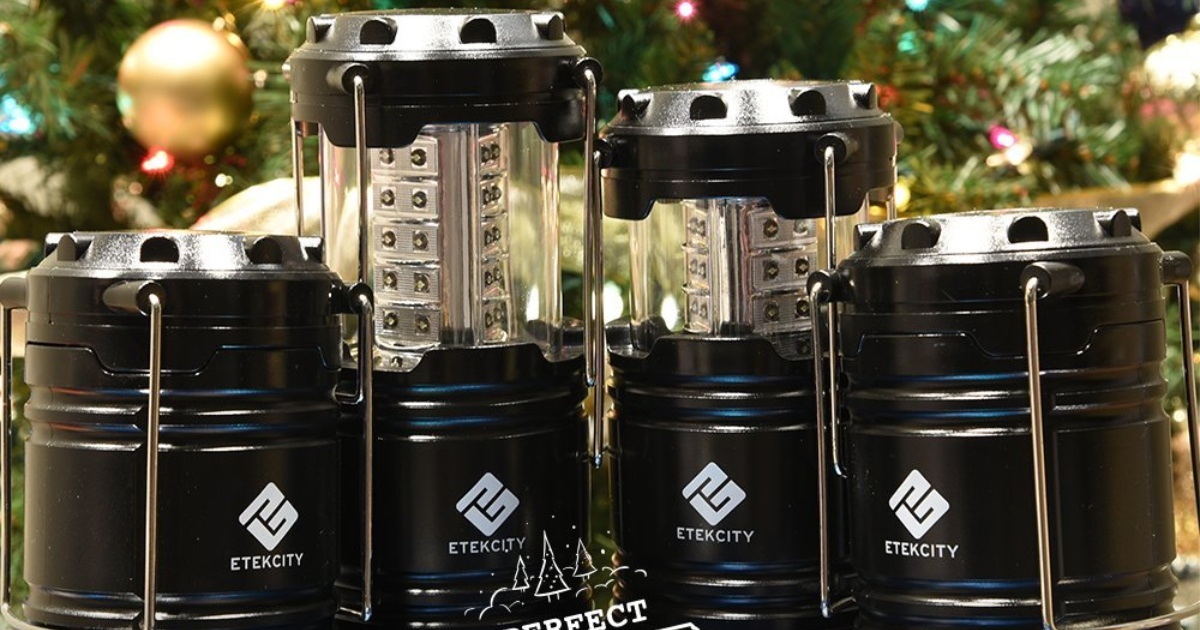 Amazon: Etekcity 4 Pack Portable LED Camping Lantern ...