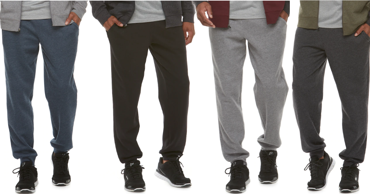 Kohl's Cardholders: Men's Tek Gear Ultra Soft Fleece Jogger Pants $6.30 ...