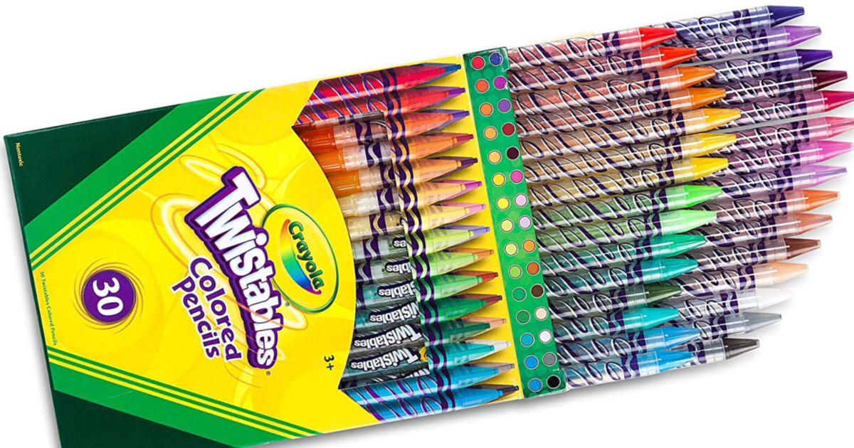 Crayola Twistable Colored Pencils, 30 Count - Stock Up for Summer!