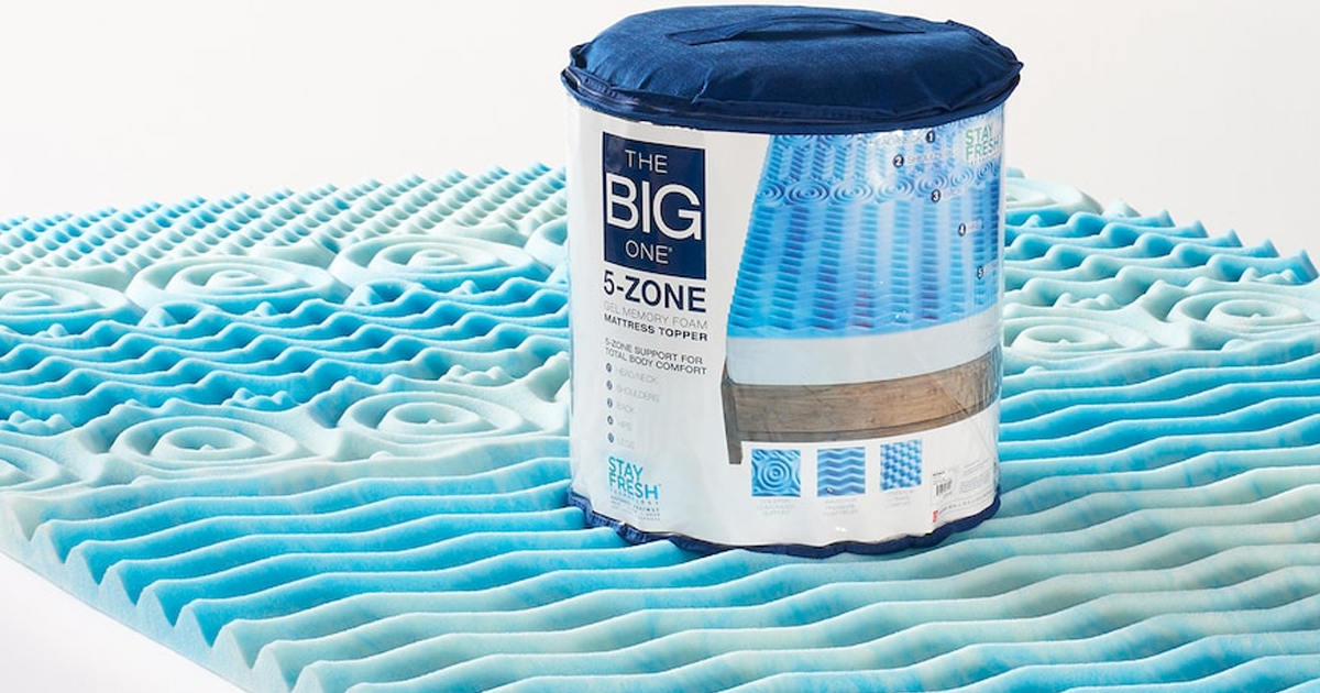 Kohl's The Big One Gel Memory Foam Topper + 3 Pillows 29.40 (Regular