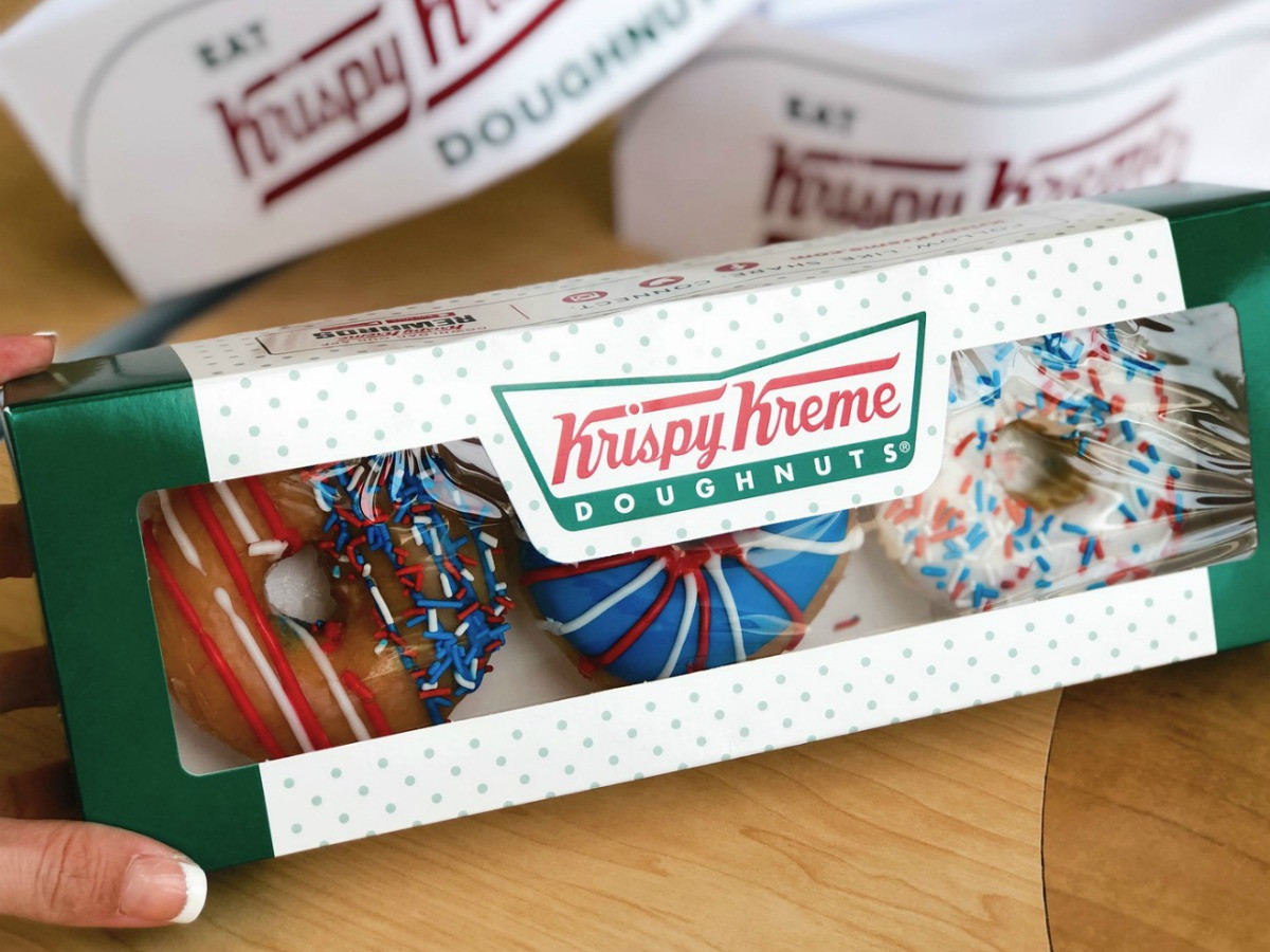 Krispy Kreme 4th of July Doughnuts + How to Score One Free MyLitter