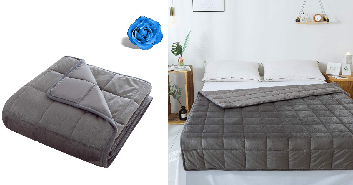 Amazon: Super Soft Reversible Weighted Blanket (10 lbs, 41"x60