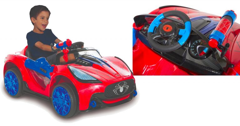 6 volt spiderman car