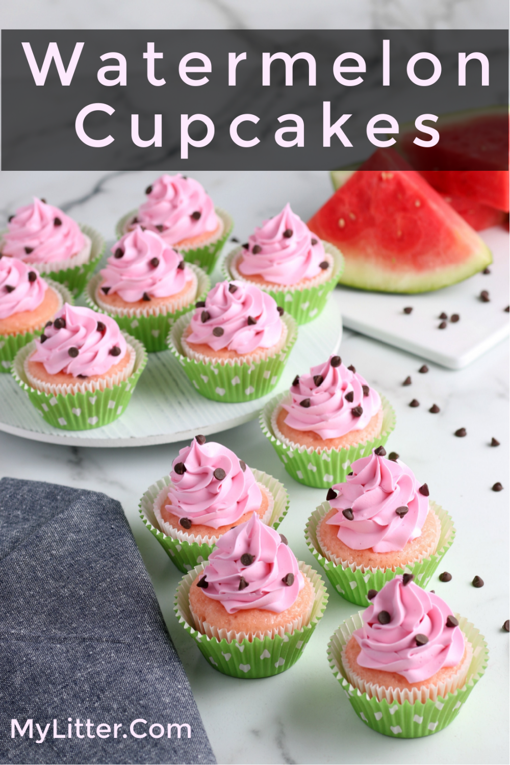 Watermelon Cupcakes