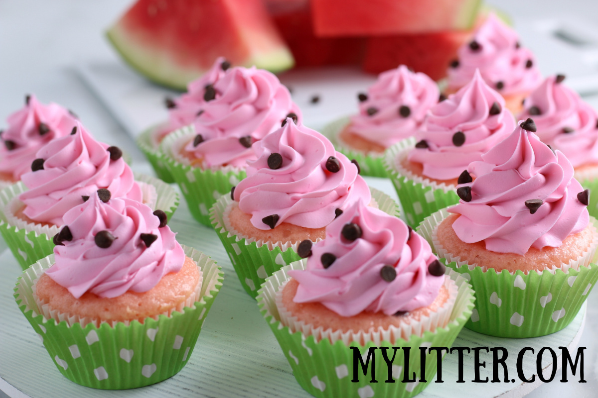 Watermelon Cupcakes